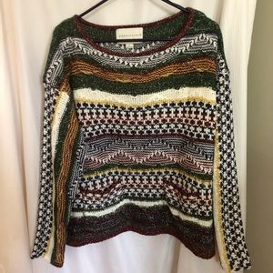 Paper Crane Large cropped sweater